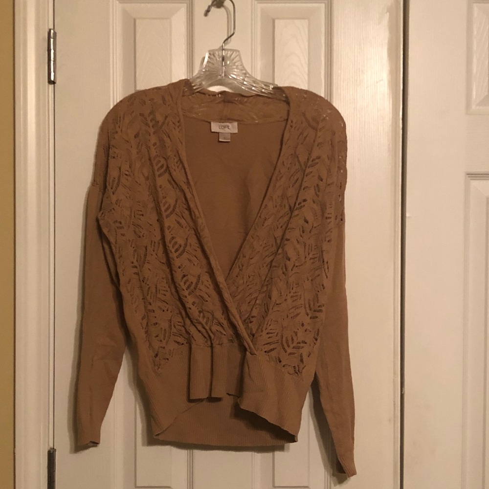Taupe pullover sweater